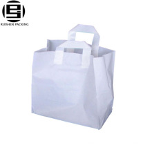 Stand Up Loop Handle Bags, Loop Handle Plastic Bags, HDPE Soft Loop Handle Bag